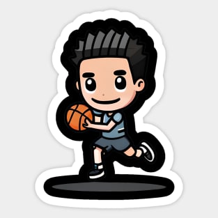 Street BasketBall Player Sticker